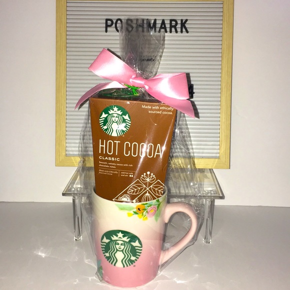 Starbucks Coffee Mug and Hot Cocoa Mix - Picture 1 of 10